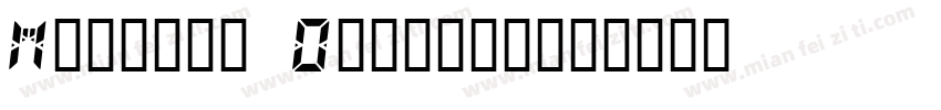 Maintop Digital字体转换